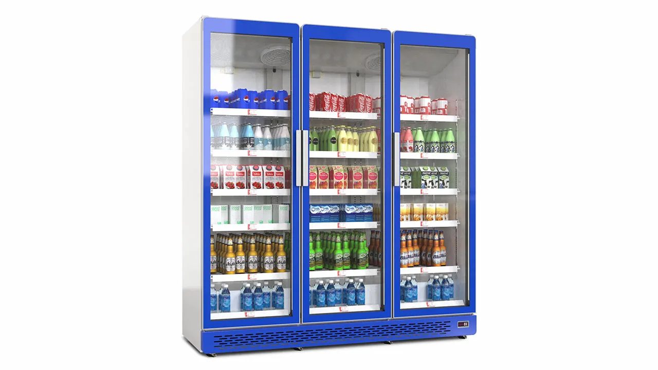 Glass door display chiller AGR-FA view 3