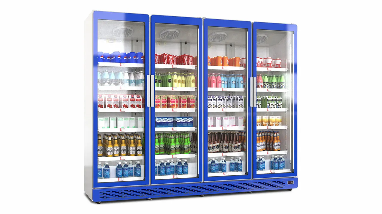 Glass door display chiller AGR-FA view 4
