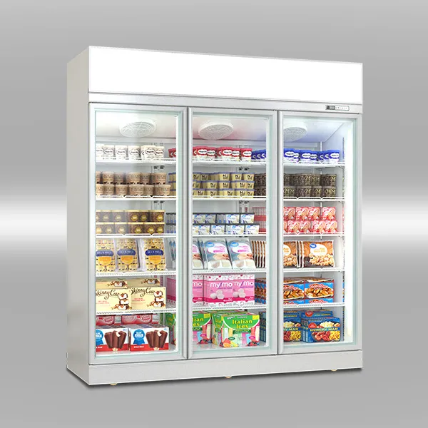 Luxury Top Mount Showcase Freezer view 2