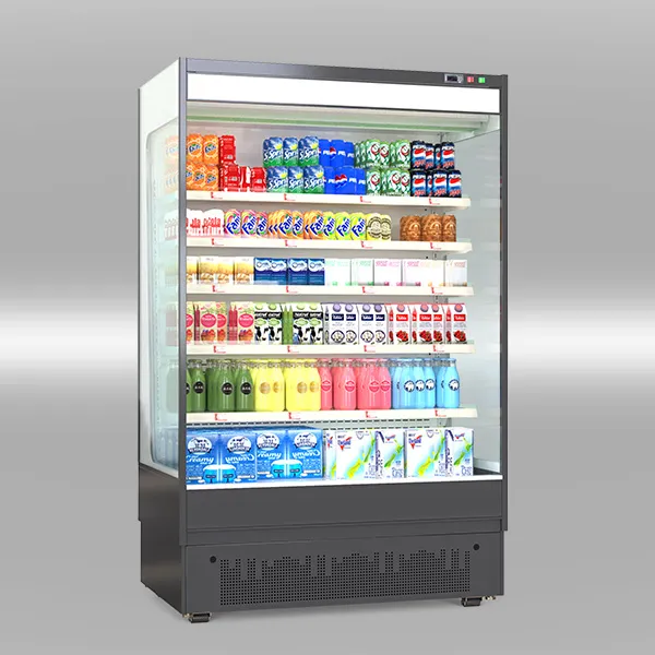 Plug In Dual Air Curtain Open Chiller view 4
