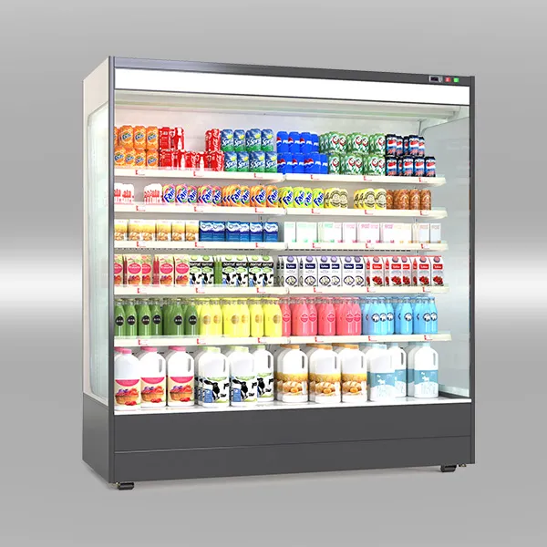 Remote Dual Air Curtain Open Chiller view 3